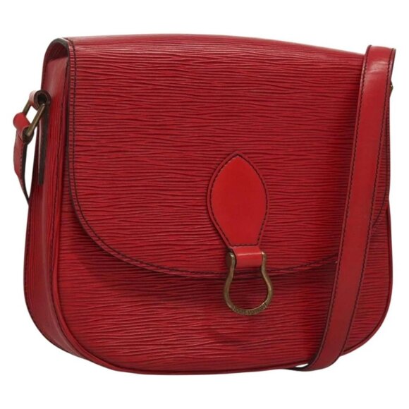 LOUIS VUITTON Epi Saint Cloud GM Shoulder Bag Red - Picture 1 of 16